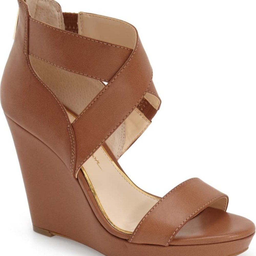 Jessica Simpson Crisscross Platform Wedge Sandals